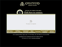 Tablet Screenshot of greatwoodgolf.com